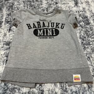 XS 4/5 Gwen Stefani Harajuku Mini Top No Doubt Lovers‎ Gray Shirt Blouse Fashion